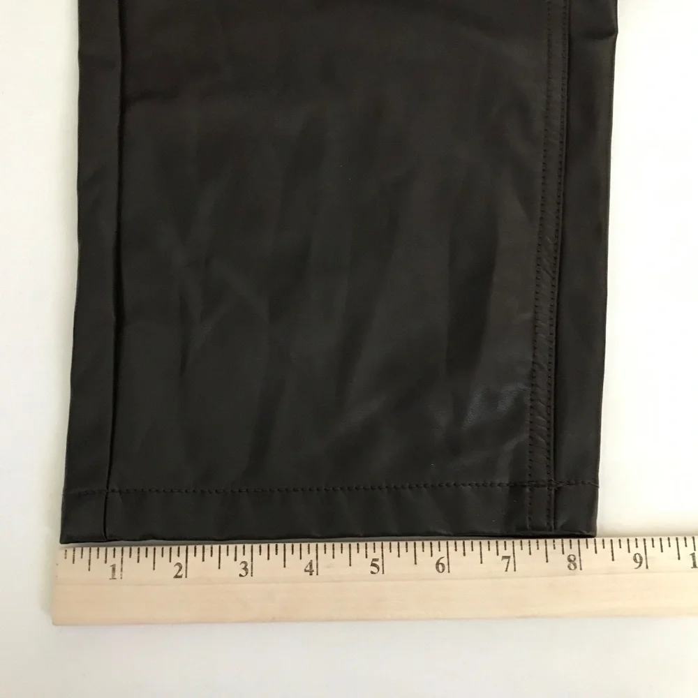 AMERICAN EAGLE Vegan Leather Stretch Cargo Pants Brown Women’s Plus Size 18